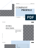 Company Profile (Minimalist Corporate)