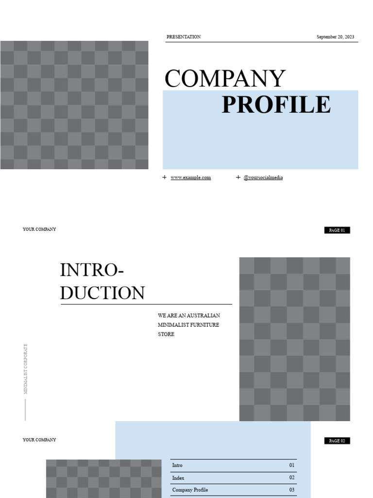 Minimalist Corporate Company Profile | PDF