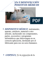 Limpieza y Desinfección de Dispositivos Médicos - Hipoclorito