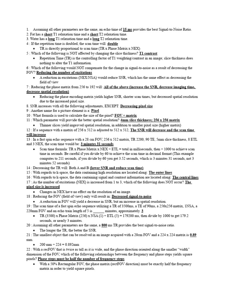 Possible Questions | Download Free PDF | Signal To Noise Ratio ...