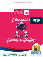 Caderno de Atividades Remotas: Educação de Jovens E Adultos - 4º Período