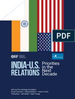 ORF Heritage - India US Priorities