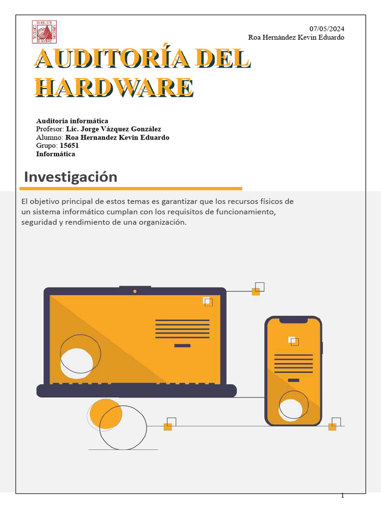 Auditoria de Hardware | Descargar gratis PDF | La seguridad informática ...