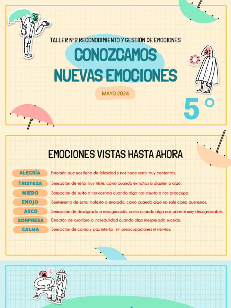 Taller de Emociones para Niños | PDF | Las emociones | Asco