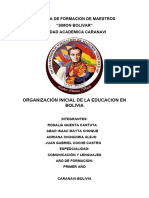 Escuela de Formacion de Maestros "Simon Bolivar" Unidad Academica Caranavi