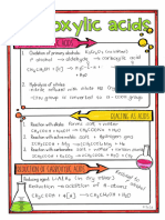 Carboxylic Acids (Advanced) Answer Key