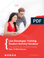 Live Developer Training Student Activity Handout