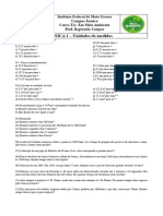 L1 - Lista de Exercicios - Unidades de Medidas - AB