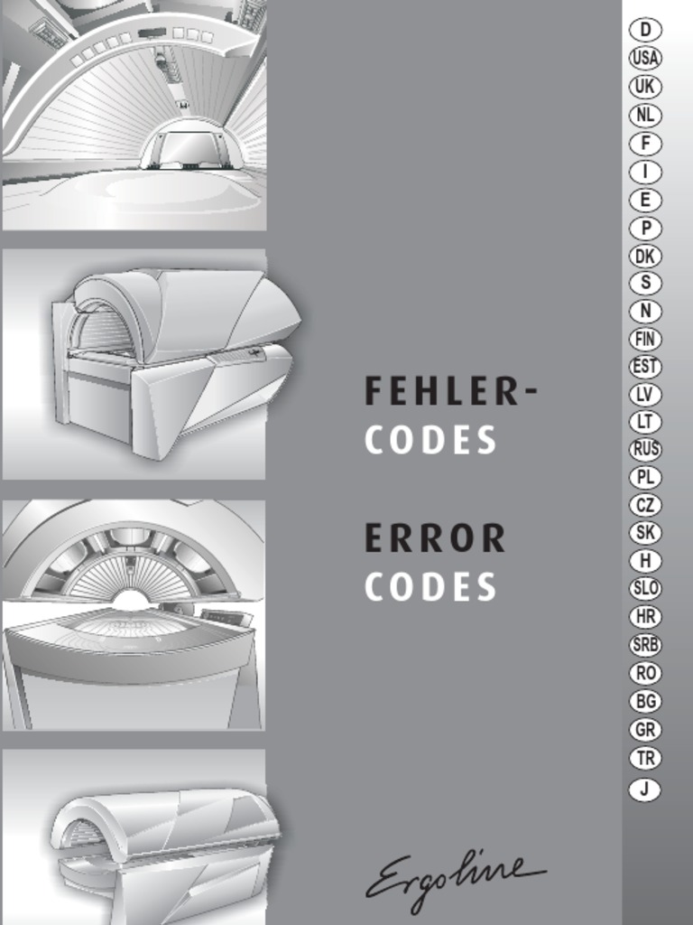 1321 Ergoline Error Code Guide PDF