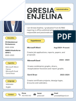 Blue Simple Professional CV Resume