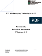 ICT653 Assessment 2-S12024