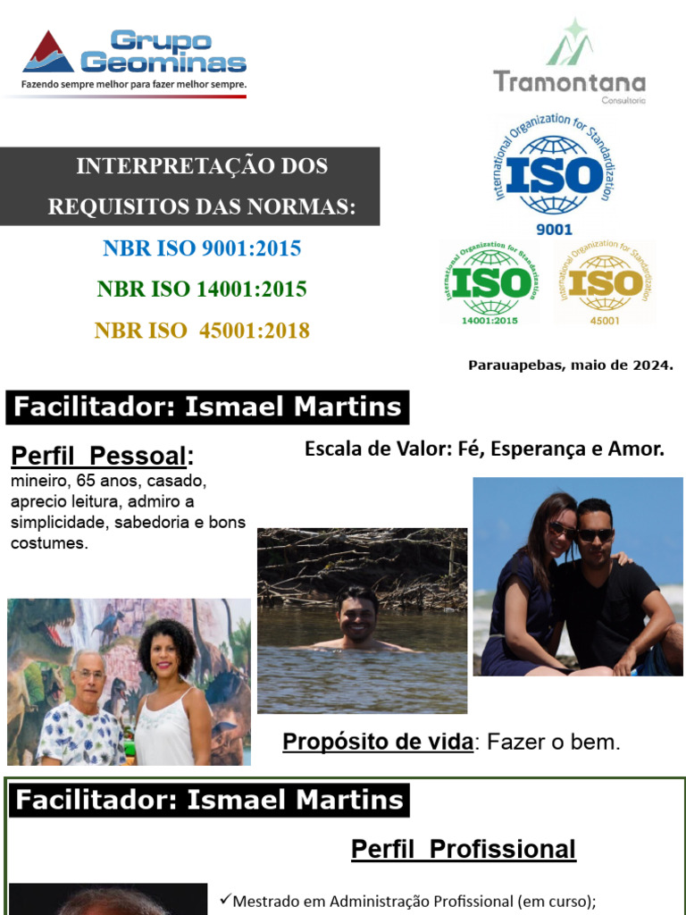Interpretação das Normas ISO 9001, 14001 e 45001 | PDF | ISO 9000 ...