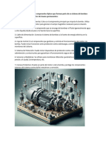 Un esquema gráfico de los componentes típicos que forman parte de un sistema de bombeo electro sumergible con motor de imanes permanentes