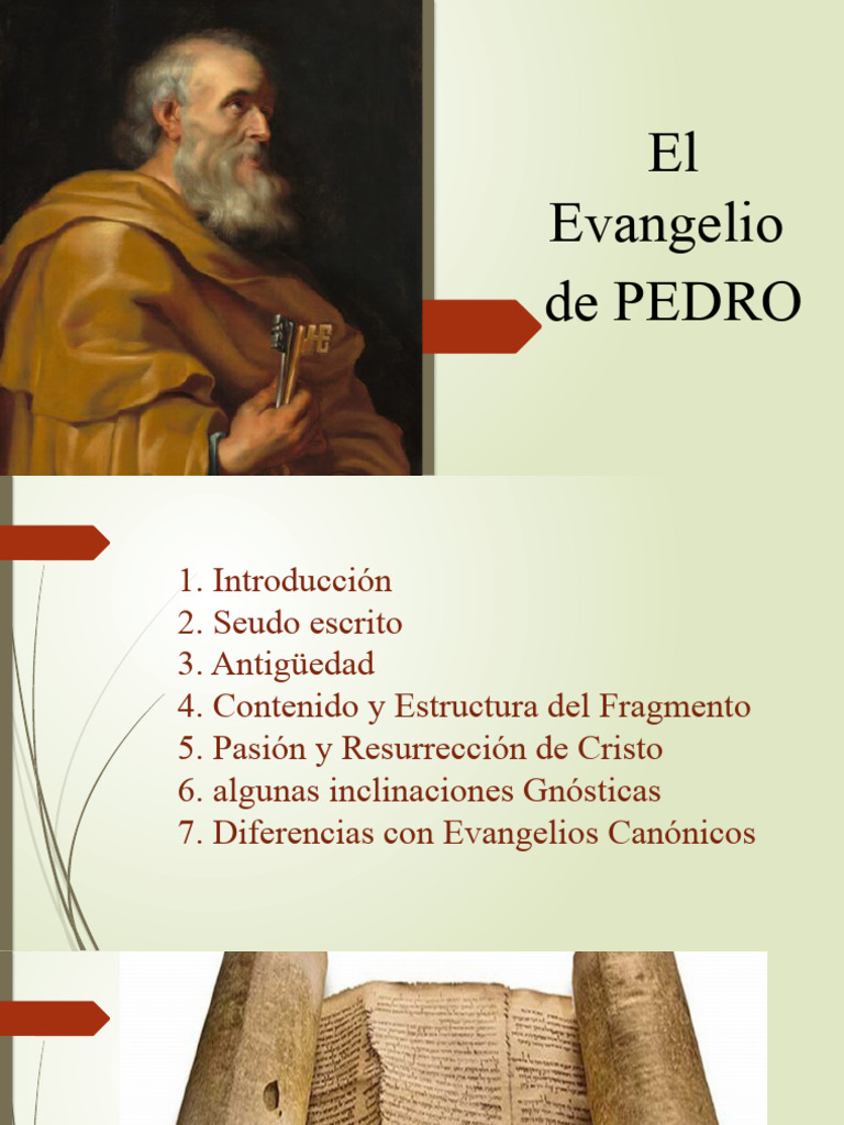 Evangelio de PEDRO Exposicion | Descargar gratis PDF | Poncio Pilato ...