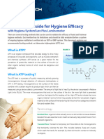 ATP RLU Limits for Hygiene Monitoring | PDF | Hygiene | Microsoft Excel