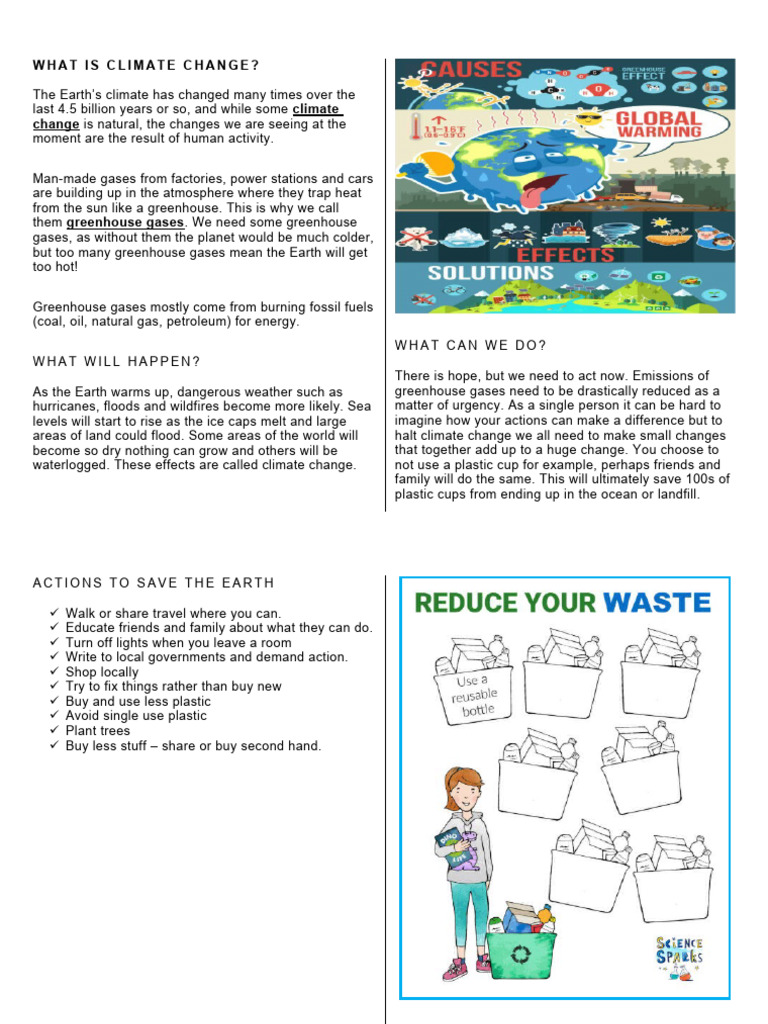 Understanding Climate Change and Action Steps | PDF