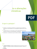 Poluição e Alterações Climáticas