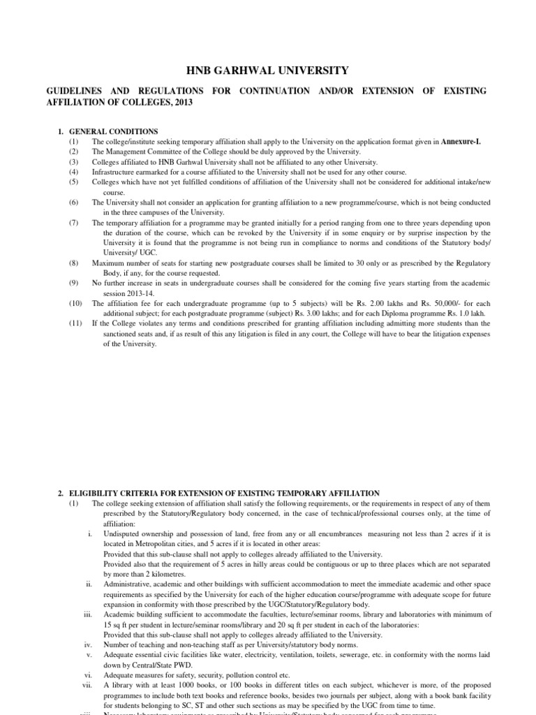 Affiliation Guidelines | PDF