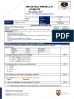 Evaluación Diagnóstica Respuestas