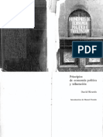 2. RICARDO David - Principios de Economía Política y Tributación. Introducción de Manuel Román