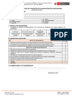 Ficha de Evaluación de Ayudantía - Planificación