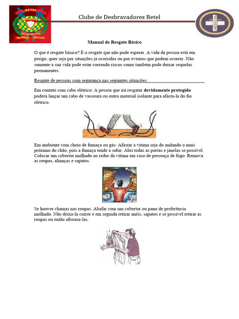 Especialidade de Resgate Básico | PDF | Resgate