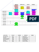 Horario Iv Semestre-Utp