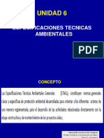 Resumen Unidad #6 - Especificaciones Tecnicas Ambientales