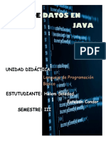 Tipos de Datos en Java