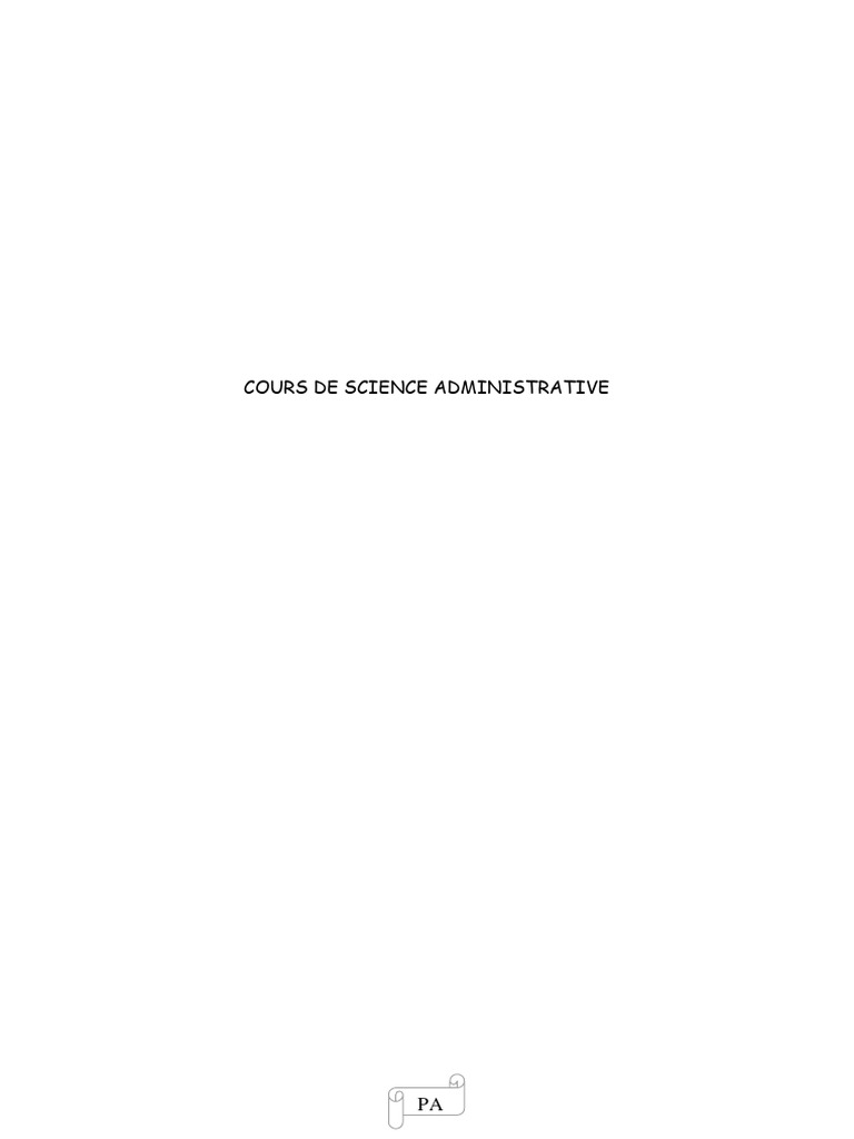 Introduction à la science administrative | PDF | Bureaucratie | Science