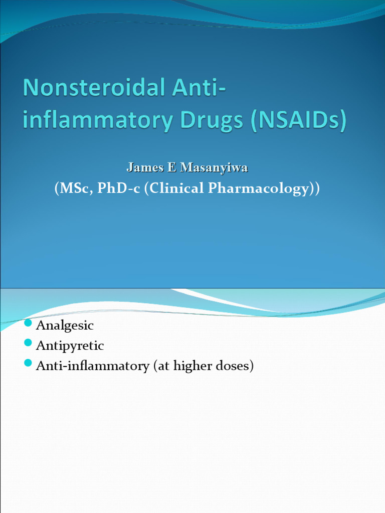 NSAIDs | PDF | Nonsteroidal Anti Inflammatory Drug | Prostaglandin