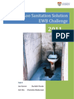 Sustaina-Loo Sanitation Solution EWB Challenge