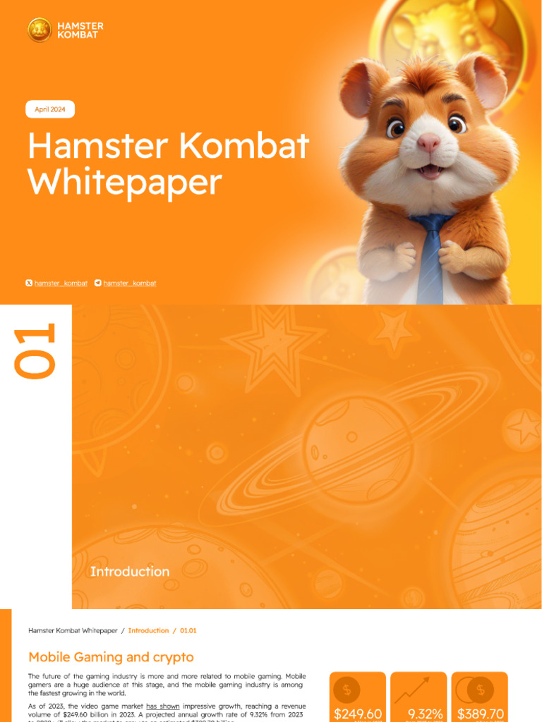 Hamster Kombat Whitepaper | PDF | Cryptocurrency | Mobile Game