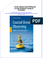 [Download pdf] Coastal Ocean Observing Platforms Sensors And Systems Jorge E Corredor online ebook all chapter pdf 