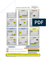 Calendrier Scolaire Des Studios 21 22 Version Finale