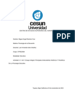 U.1 Act.1 Ensayo Integral Principales Antecedentes Históricos Y Filosóficos de La Psicología Educativa