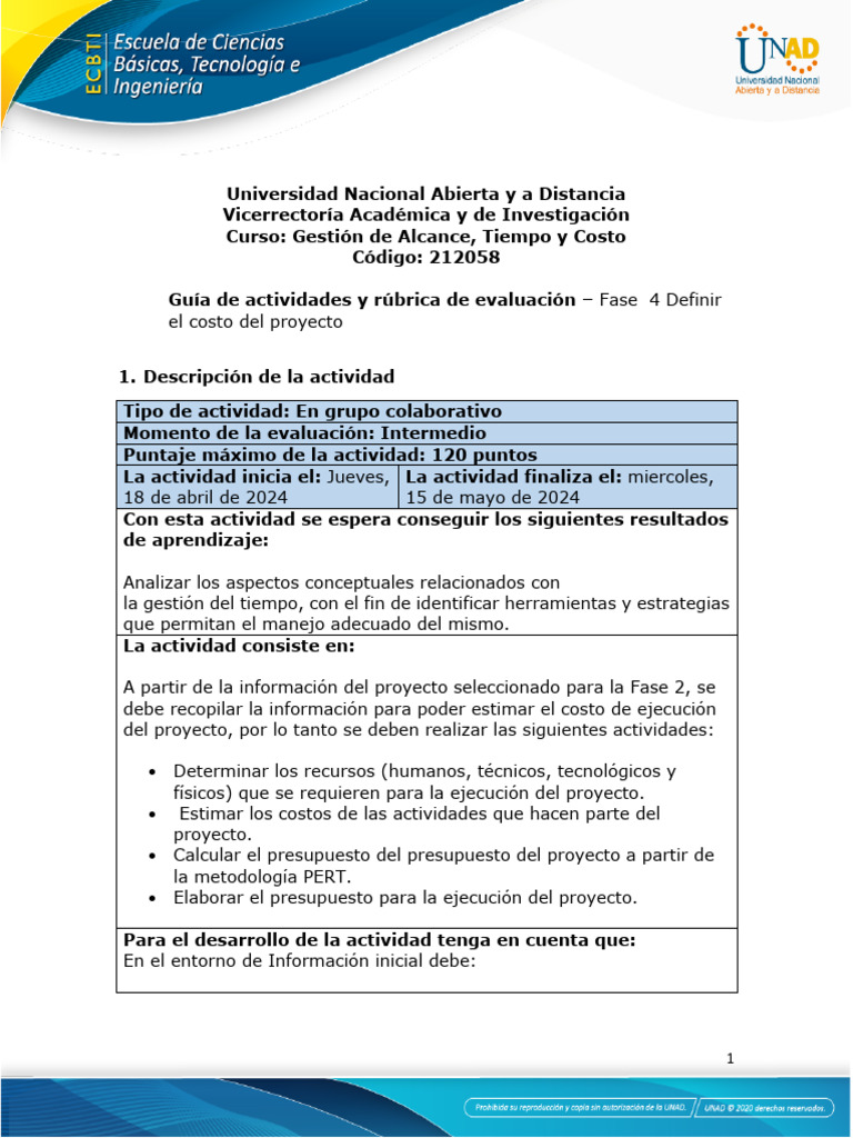 Guía de Actividades y Rúbrica de Evaluación - Unidad 3 - Fase 4 ...