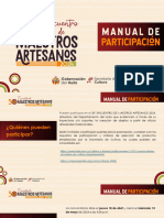 MANUAL DE PARTICIPACION Encuentro de Maestros Artesanos 2024