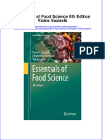 (Download PDF) Essentials of Food Science 5Th Edition Vickie Vaclavik Online Ebook All Chapter PDF
