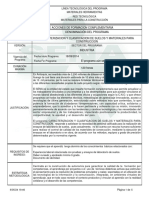 Informe Programa de Formación Complementaria