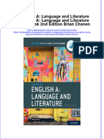 [Download pdf] Ib English A Language And Literature Ib English A Language And Literature Course Book 2Nd Edition Brian Chanen online ebook all chapter pdf 