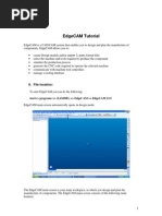 Download 57565519 Tutorial 2 1 CAM EdgeCAM by elkaiser05 SN73296922 doc pdf