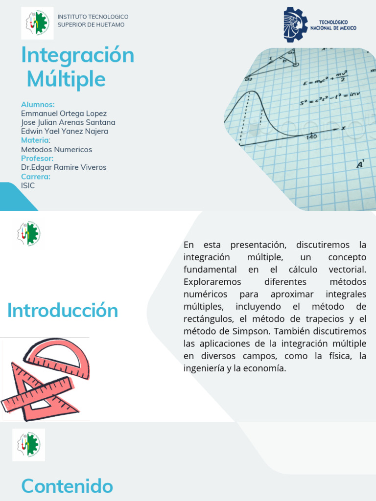 Int Multiple (Presentacion) | PDF | Integral | Conceptos matemáticos
