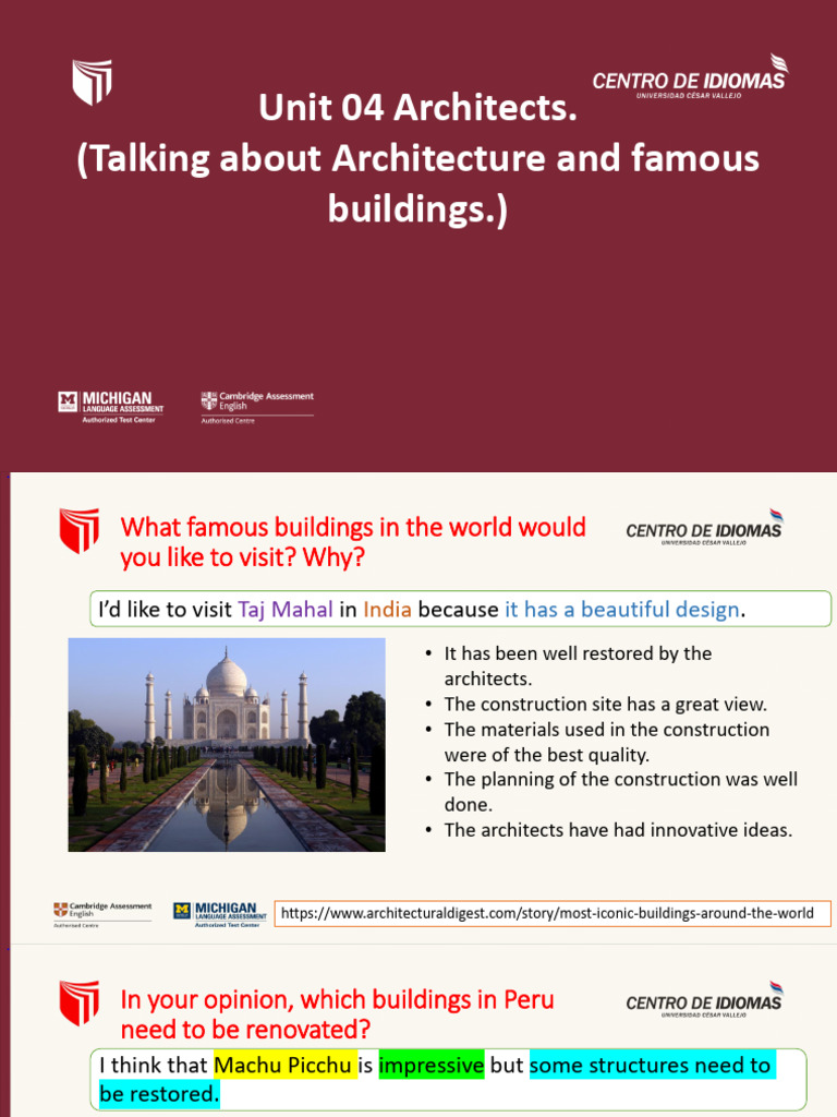 Unit 4 English Vi Pdf Buildings And Structures Engineering