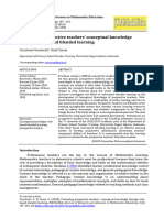 Jurnal Promoting Prospective Teachers Conceptual Knowledge Through Web-Bsed Blended Learning