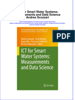 (Download PDF) Ict For Smart Water Systems Measurements and Data Science Andrea Scozzari Online Ebook All Chapter PDF