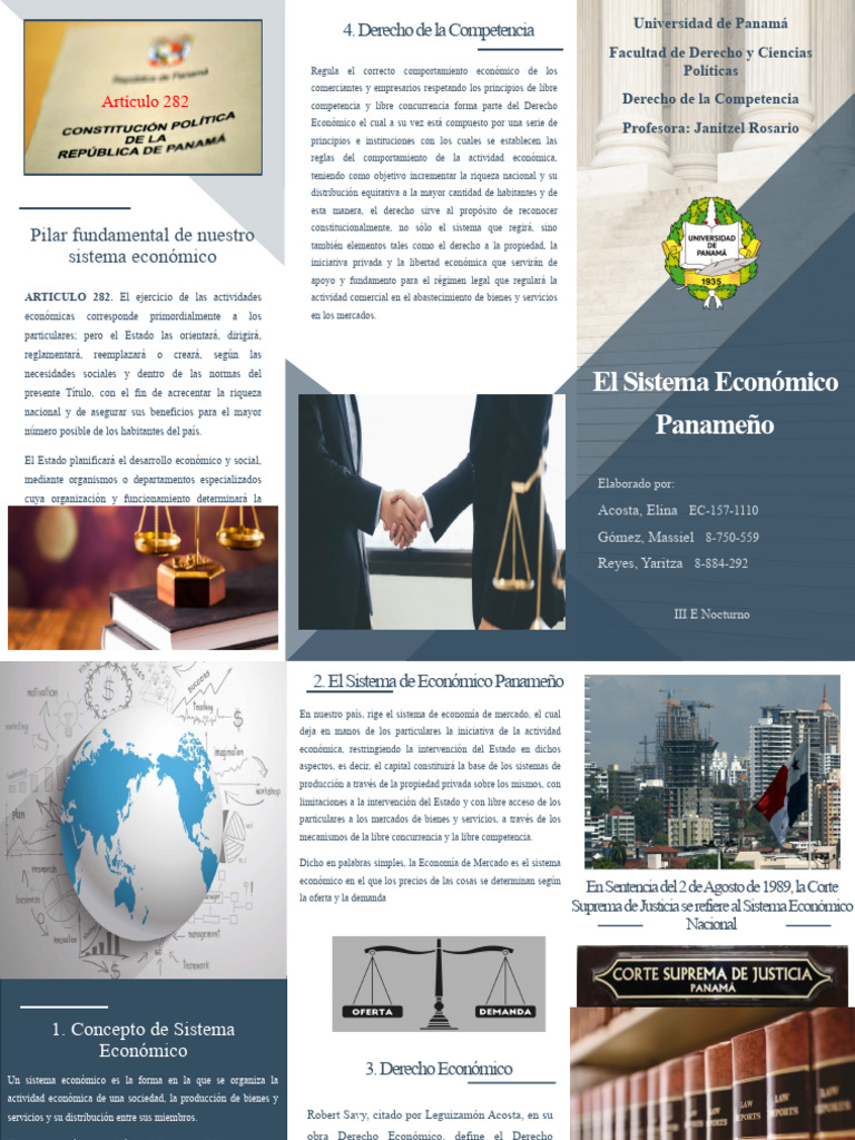 Sistema Económico de Panamá: Claves y Estructura | PDF | Sistema ...