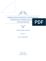 (Tugas Kuliah) HUKUM LINGKUNGAN - Penegakan Hukum Lingkungan