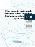 Diccionario Jurídico de Términos Sobre Derechos Humanos Contenidos en Leyes Nacionales