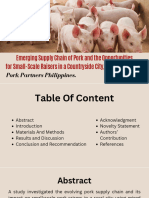 Emerging Supply Chain of Pork and The Opportunities For Small-Scale Raisers in A Countryside City, in The Philippines